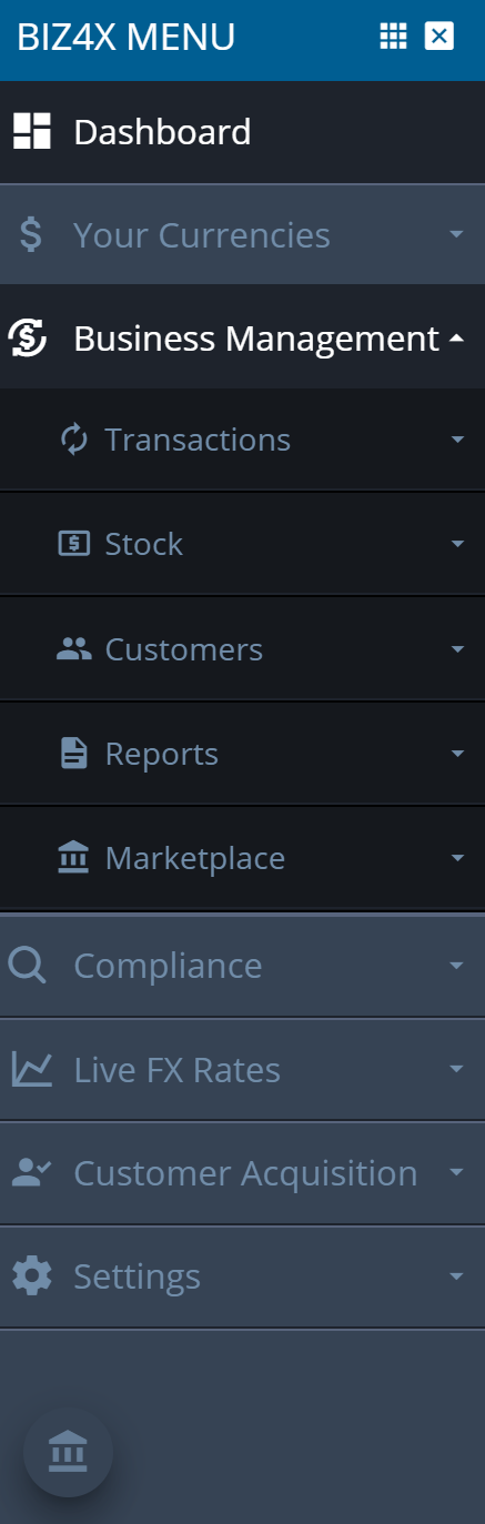 Biz4x Old Menu