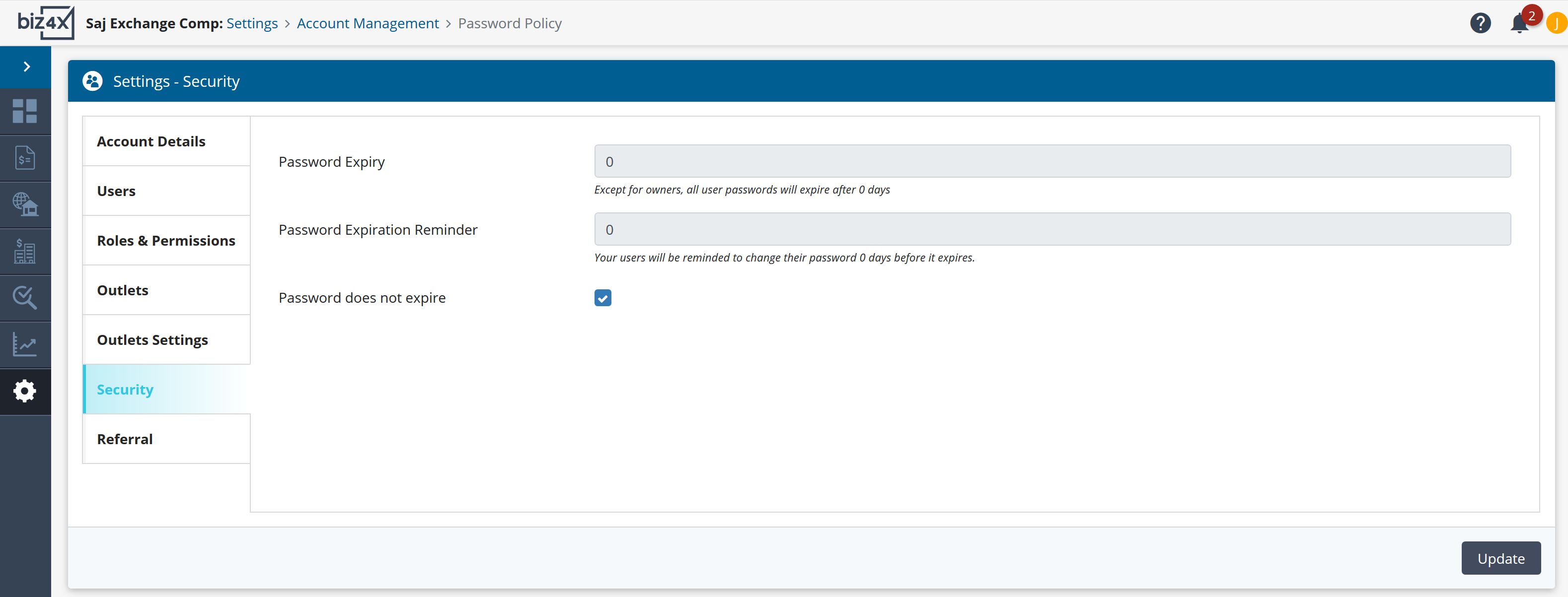 Password Expiry, Reminders and Reset