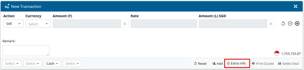 Additional travel information can now be added to each transaction